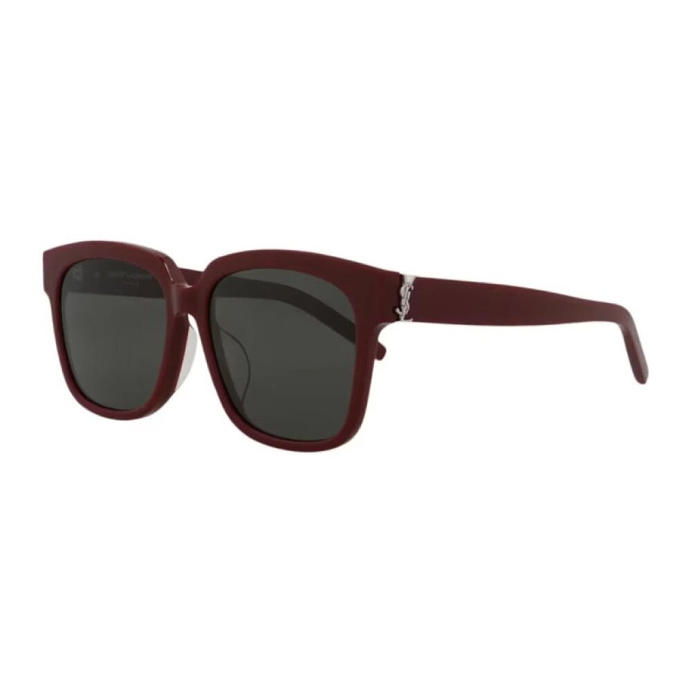 NEW SAINT LAURENT SUNGLASSES SLM40/F 007 BURGUNDY WOMEN EYEWEAR SL M40/F 007